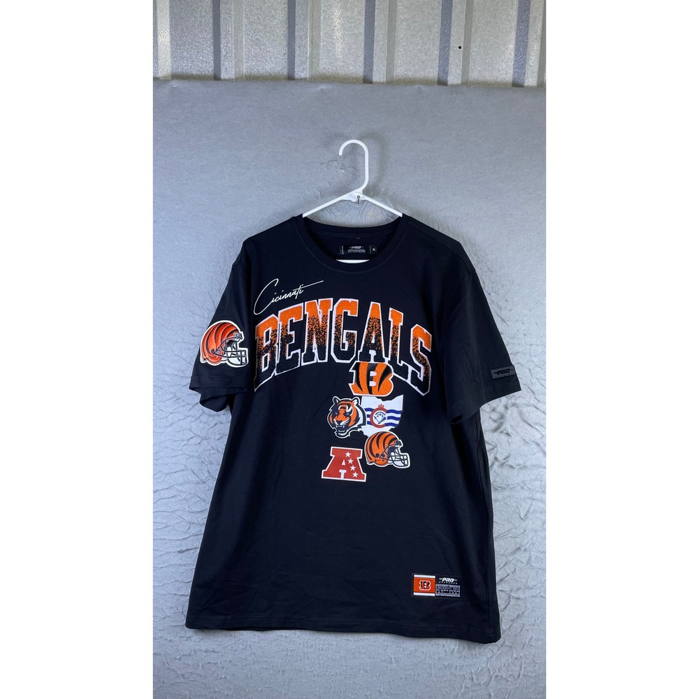 Pro Standard Cincinnati Bengals Shirt Mens XL Black Excellent NFL Graphic Tee